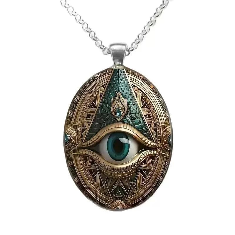 Pendentif Vintage en pierres précieuses, bijoux, collier, pendentif en verre, nouveau produit