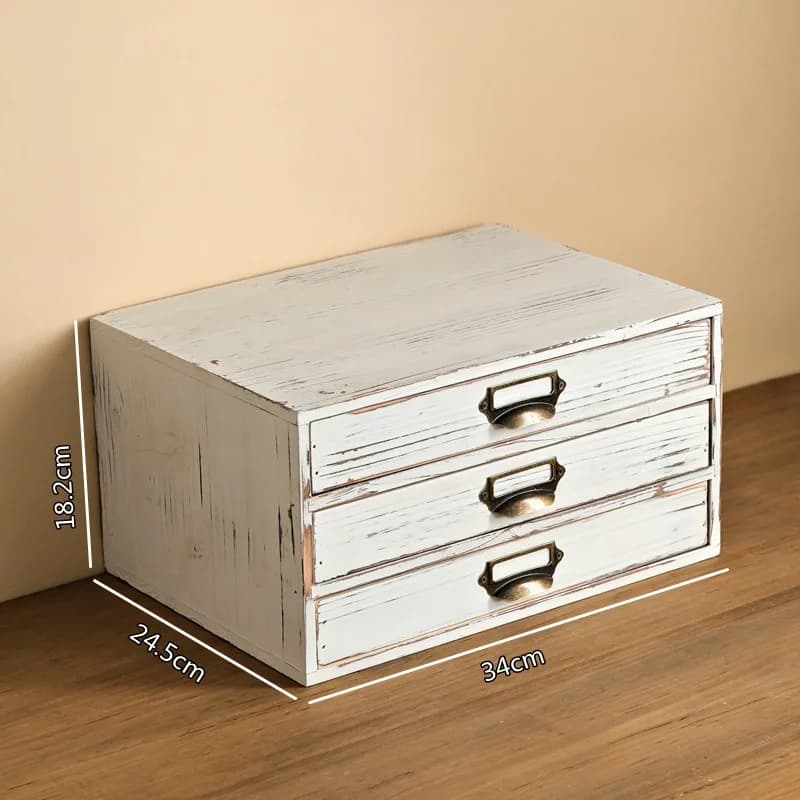 Boîte de rangement de bijoux Vintage, tiroir de collier de Bracelet en bois, organisateurs d'accesso