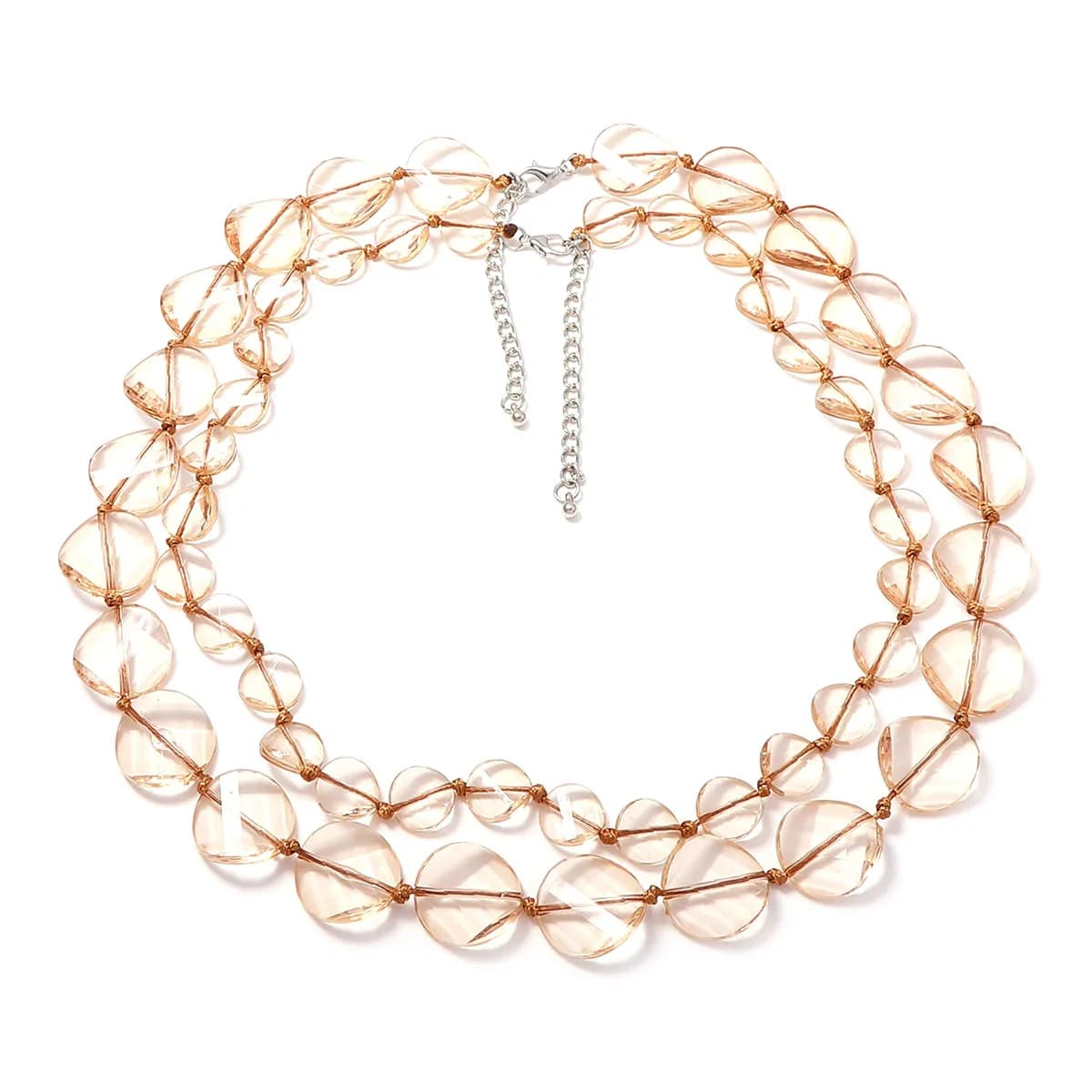 Colliers ras du cou en résine transparente à perles irrégulières pour femmes, bijoux minimalistes él