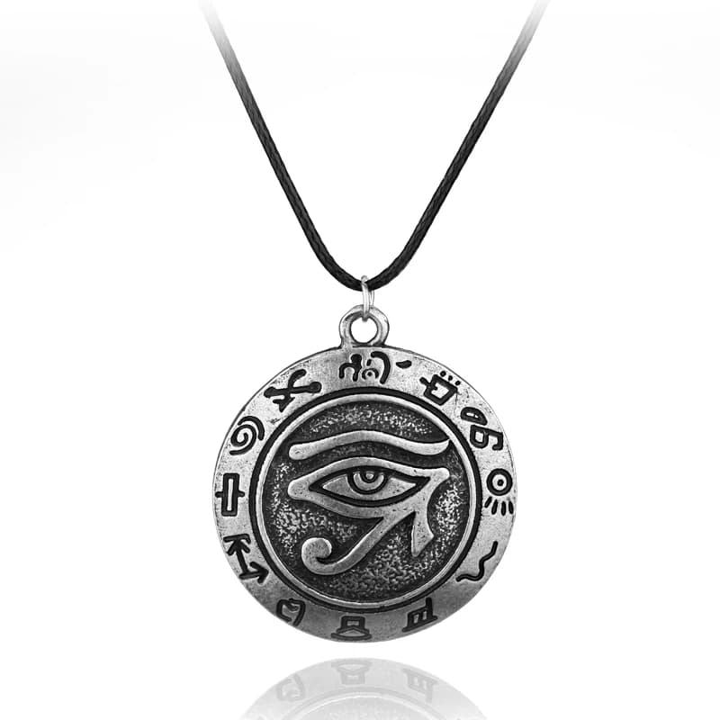Mode Vintage pharaon égyptien oeil d'horus collier ancien egypte symbole collier pendentif en acier