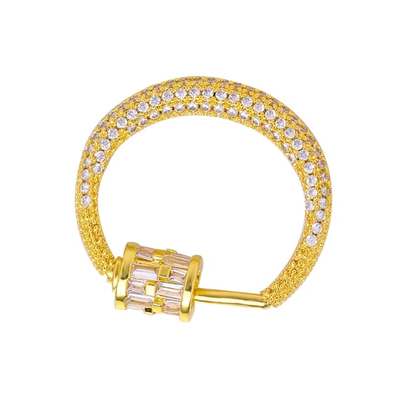 JUYA – fermoirs suspendus à vis Sprial, pour bricolage, collier, Bracelets, Punk, accessoires de bij