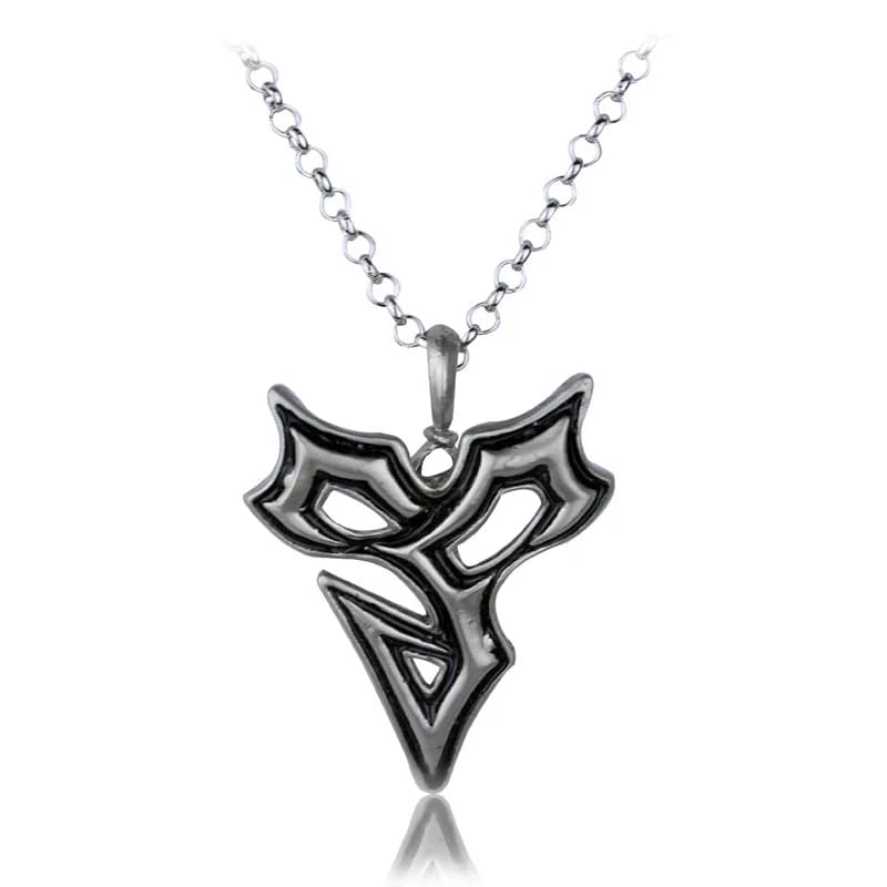 Game Final Nette Sleeping Discuting Head Cross Pendant Necklace, Jewelry Accessrespiration, Gift for