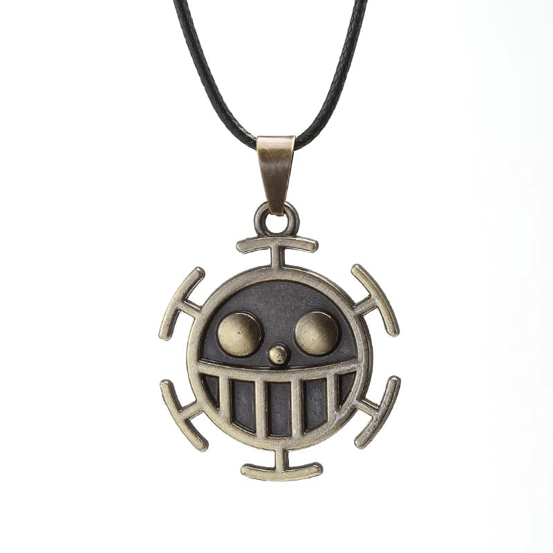 Collier Anime Vintage Trafalgar Law, pendentif, sac pour femmes et hommes, bijoux, figurine d'action