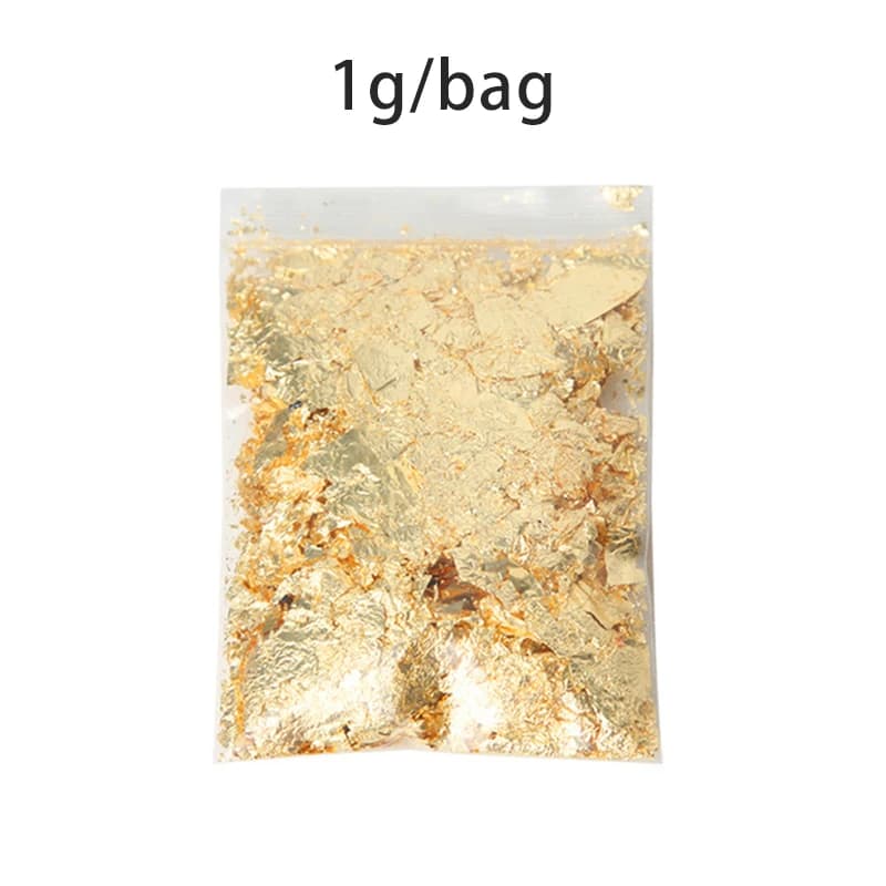 Feuille d'or de la bougie, 2g, faite à la main ci-après, parfumée, matériaux de bricolage, mousse, d
