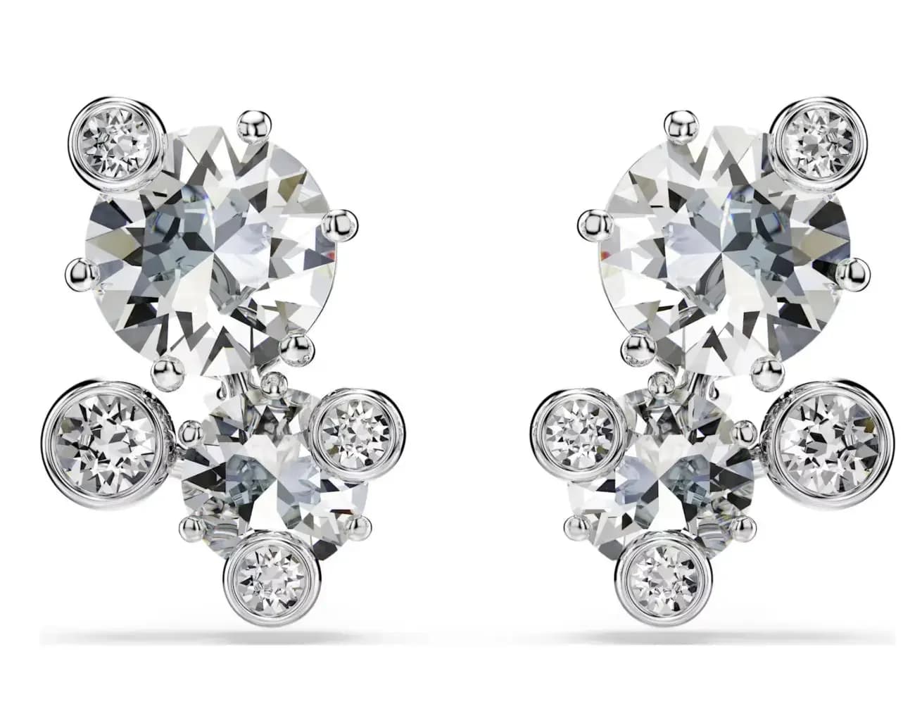 Ensemble de bijoux de luxe en Zircon scintillant pour femmes, accessoires de déclaration élégants à