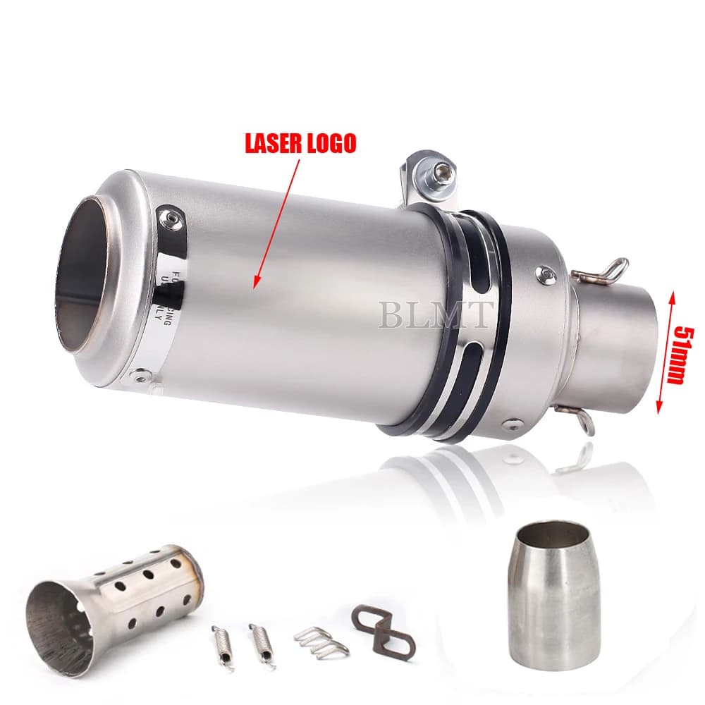 Silencieux d'échappement universel en fibre de carbone pour moto sc, 51/60mm, avec DB Killer, pour z