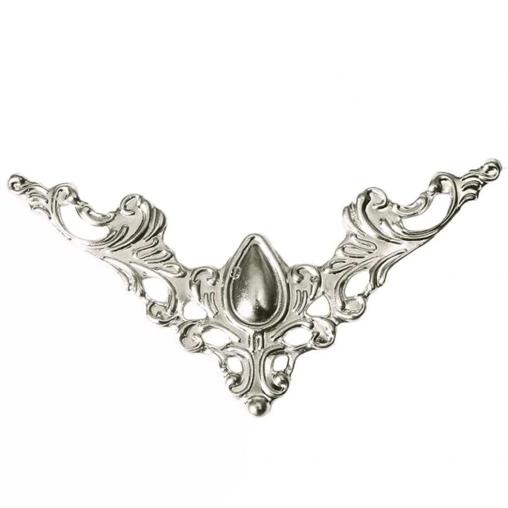Boîte à bijoux en fer pour scrapbooking, coin de bureau, artisanat de protection décorative, 12 pièc