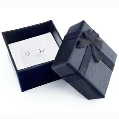 Boîtes cadeaux carrées en papier pour bijoux, boîte à matiques et boucles d'oreilles, petit cadeau,