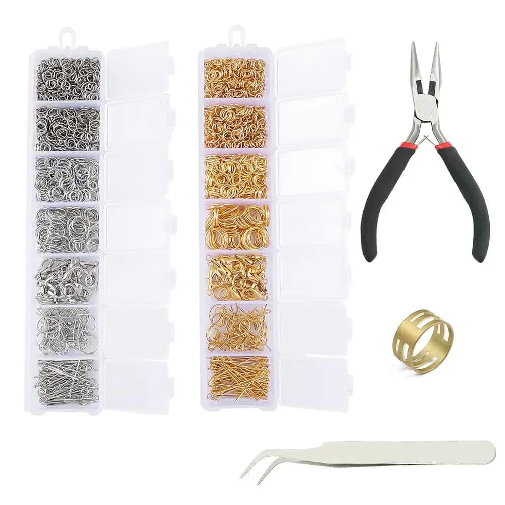 Kit de boîte d'accessoires de bijoux à bricoler soi-même