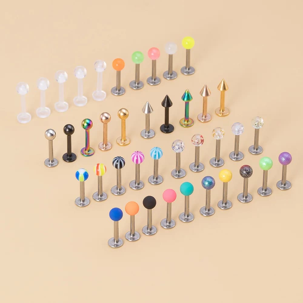 Bijoux de piercing en acier pour femmes et hommes