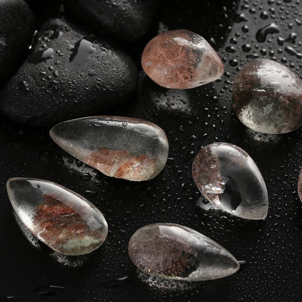 Bijoux en or naturel, véritable napSpecimens, décoration de la maison, pierre de guérison, rutile, quartz, cadeaux de festival, 1,2 pièces