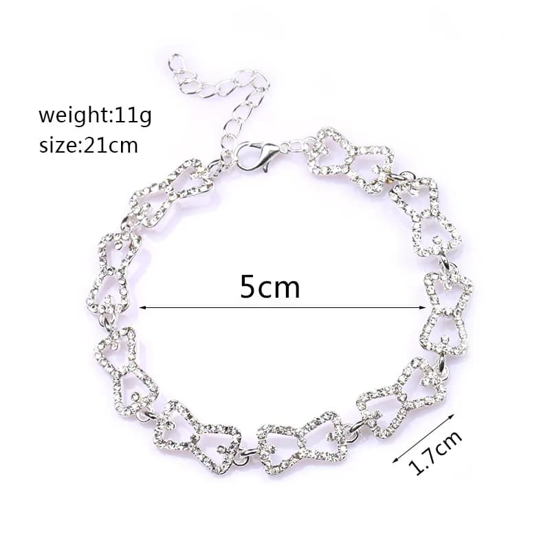 Vampire Diaries Klaus Caroline Forbes Bracelet strass cristal arc brillant cadeau pour Gril bijoux de mode