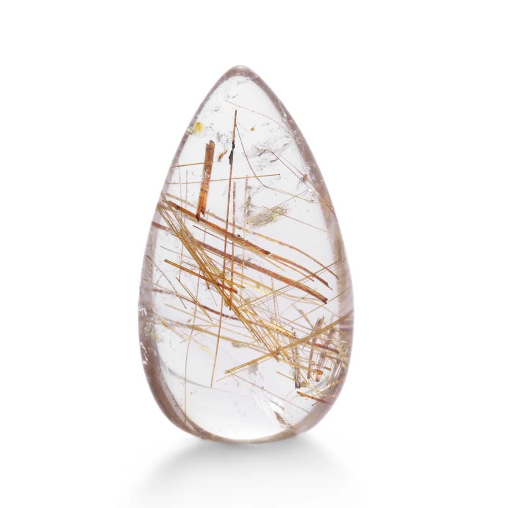 Bijoux en or naturel, véritable napSpecimens, décoration de la maison, pierre de guérison, rutile, quartz, cadeaux de festival, 1,2 pièces