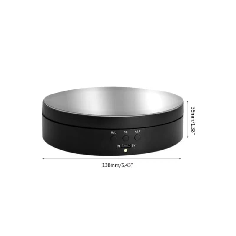Présentoir à miroir rotatif électrique de 138mm