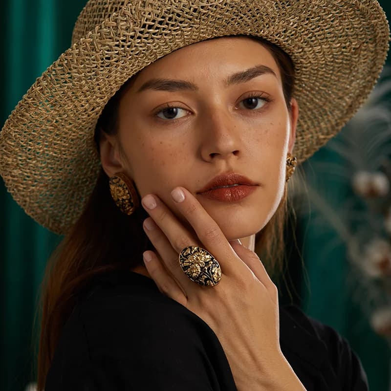 Bague Art Déco vintage pour femme
