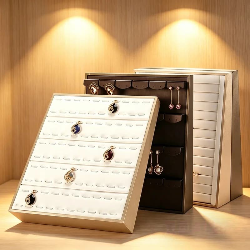 Support de présentation de bijoux incliné 9