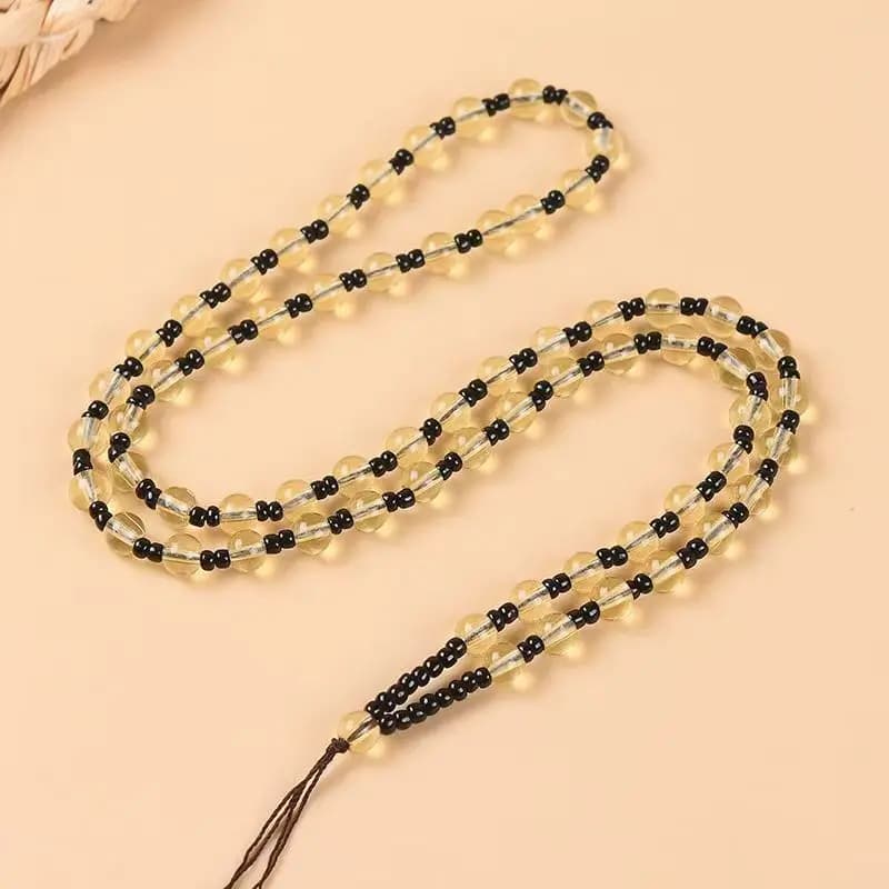 Nouveau collier en corde tressée artisanale exquise haut de gamme pour hommes et femmes, long