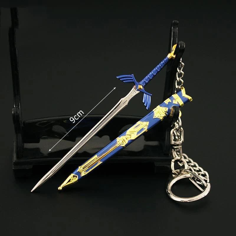 Jeu Zelda Link maître épée Cosplay porte-clés unisexe ouvrable épée pendentif porte-clés bijoux accessoires porte-clés cadeaux
