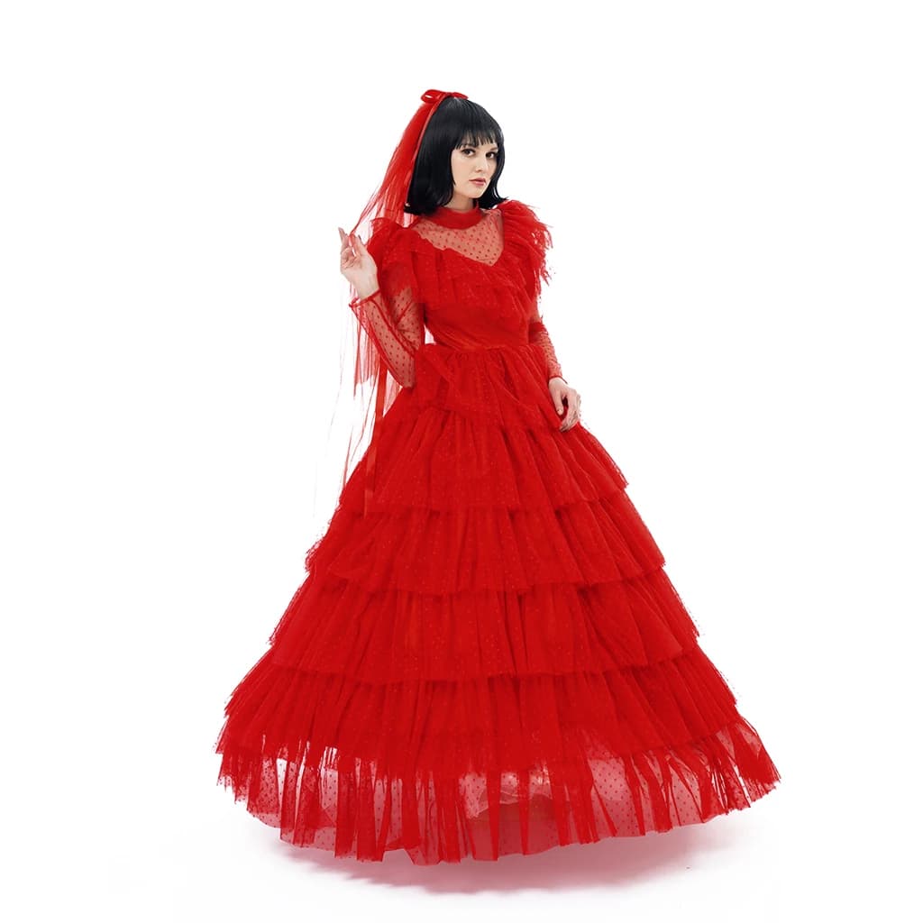 Costume de Cosplay Lydia Deetz