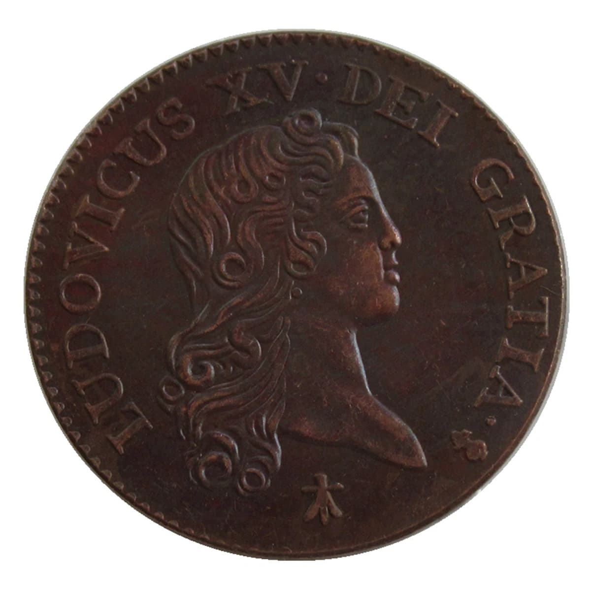 Pièces de monnaie en cuivre de France, différentes copies