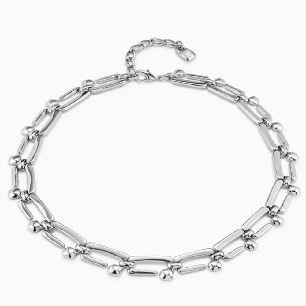 Collier personnalisé en forme d'ongle en argent
