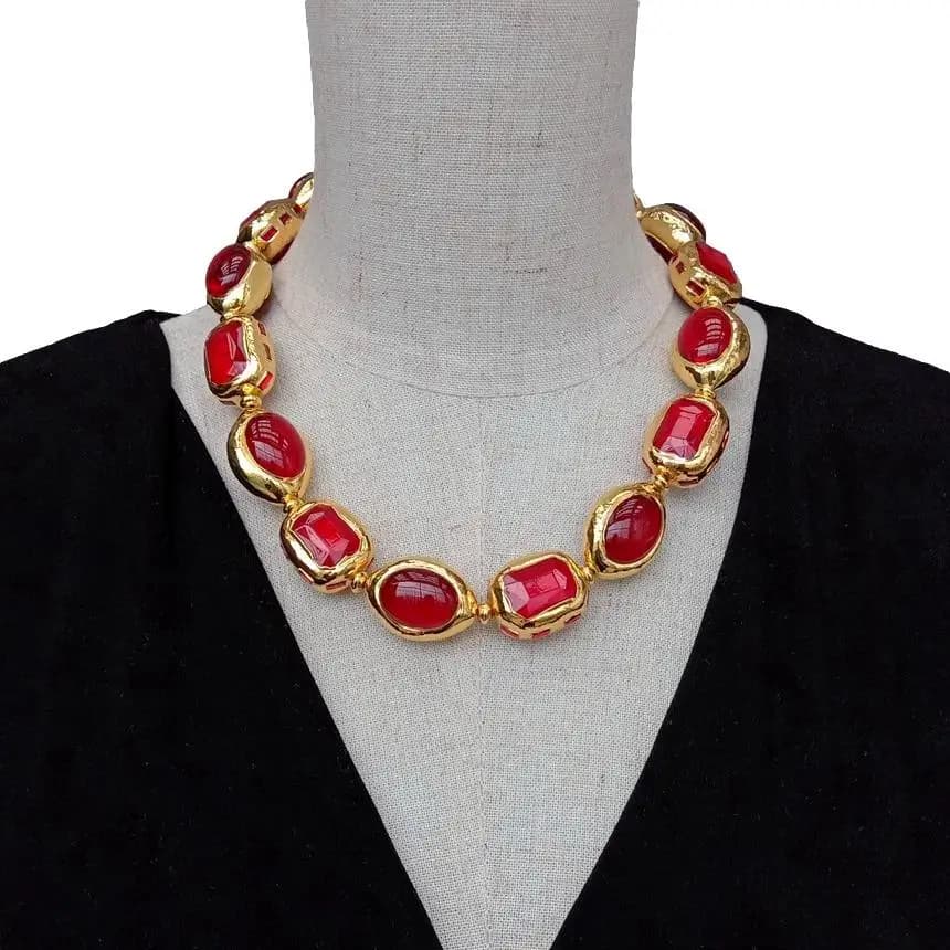 Collier en forme de pépite de 20x25mm