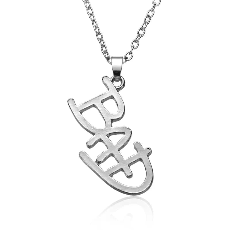 Michael Jackson-Collier pendentif classique MJ, Rock Roll, vêtements, breloque chaude, bijoux punk