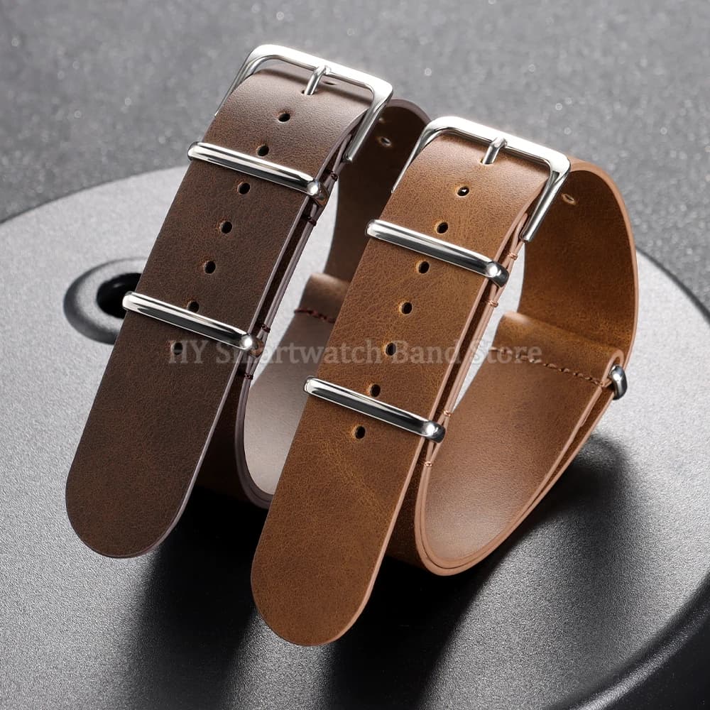 Bracelet de montre en cuir 18mm 20mm 22mm pour Seiko pour Omega, bracelet universel en cuir de vache pour hommes et femmes, accessoires de remplacement