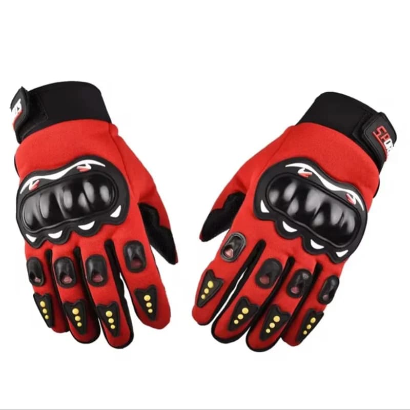 Gants de moto de protection des doigts complets