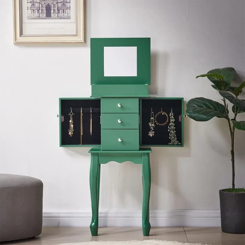 Grande vitrine de rangement de bijoux