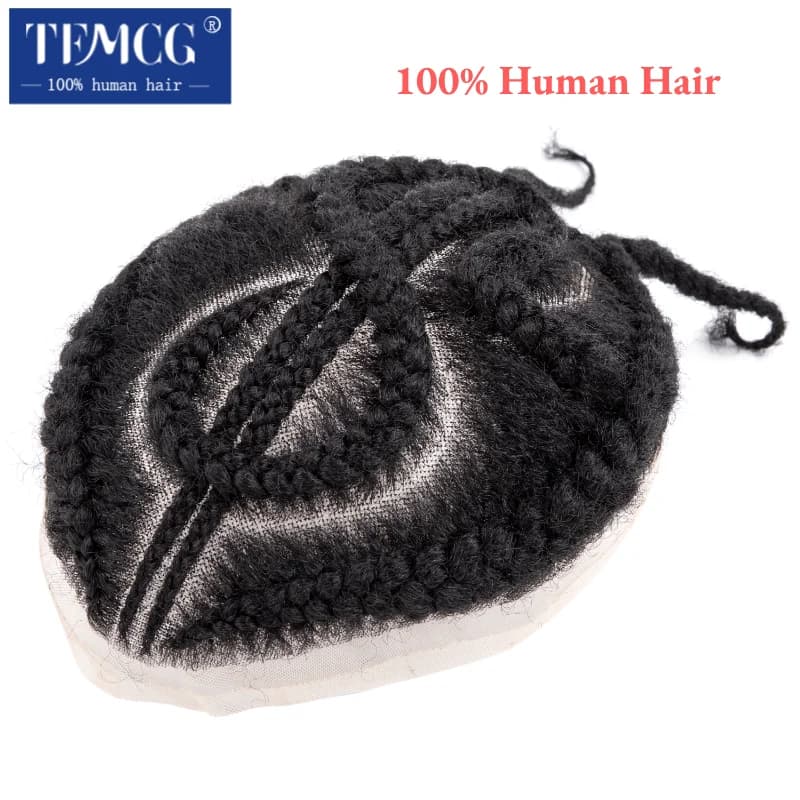 Perruque tressée pour homme