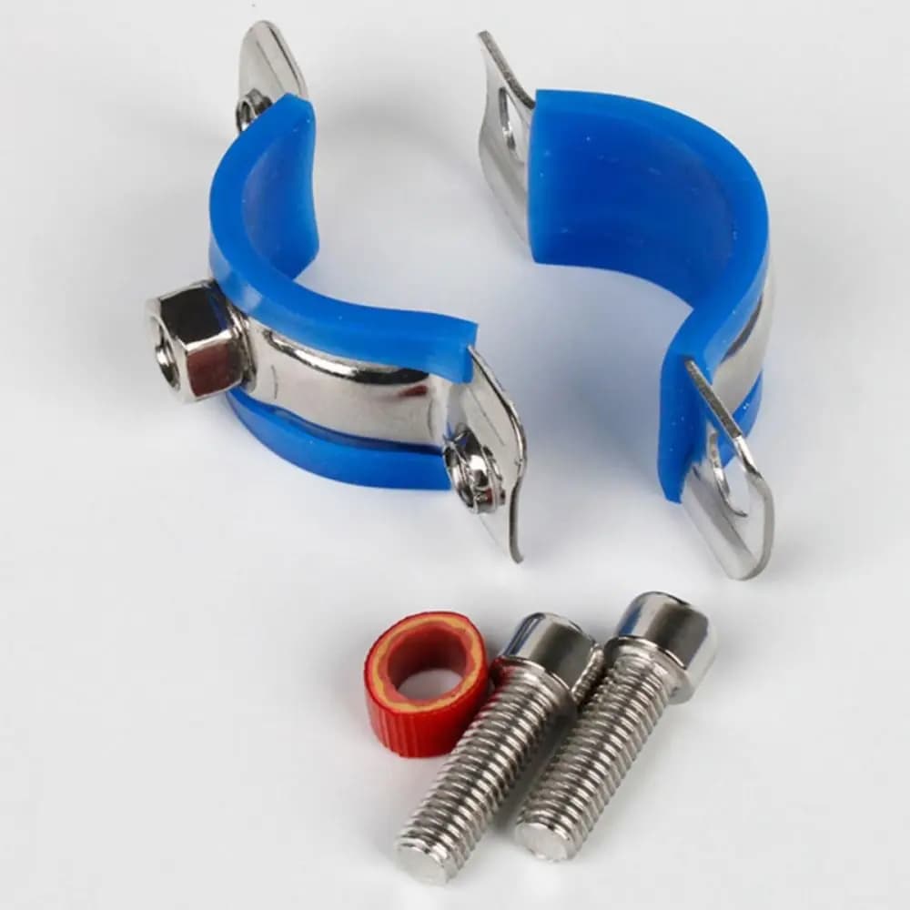 Collier de serrage rond pour tuyau de suspension, support de tuyau, clip de tube à vis, support rapide, matériel de fixation, 6,000mm, 20mm, 25mm, 32mm, 40mm, 50mm, 63mm