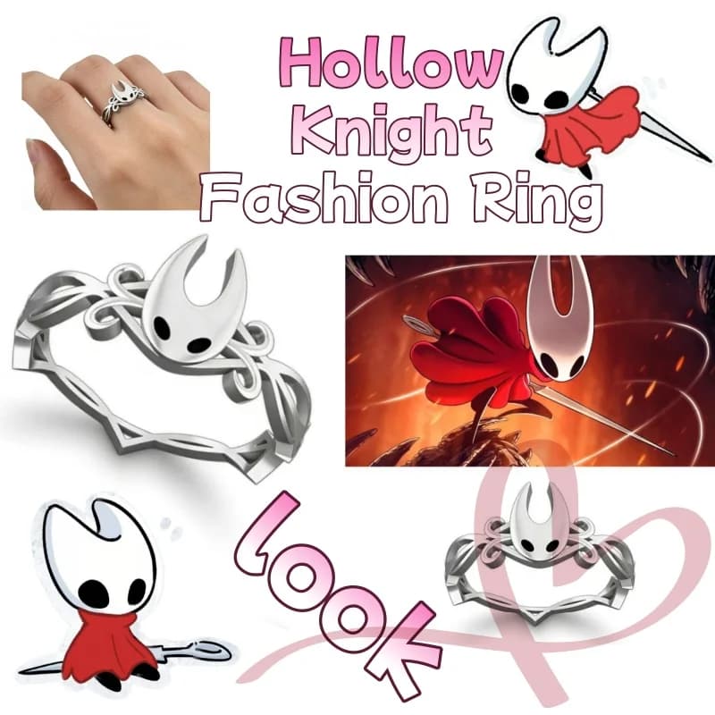 Bague Hollow Knight au design mignon et original