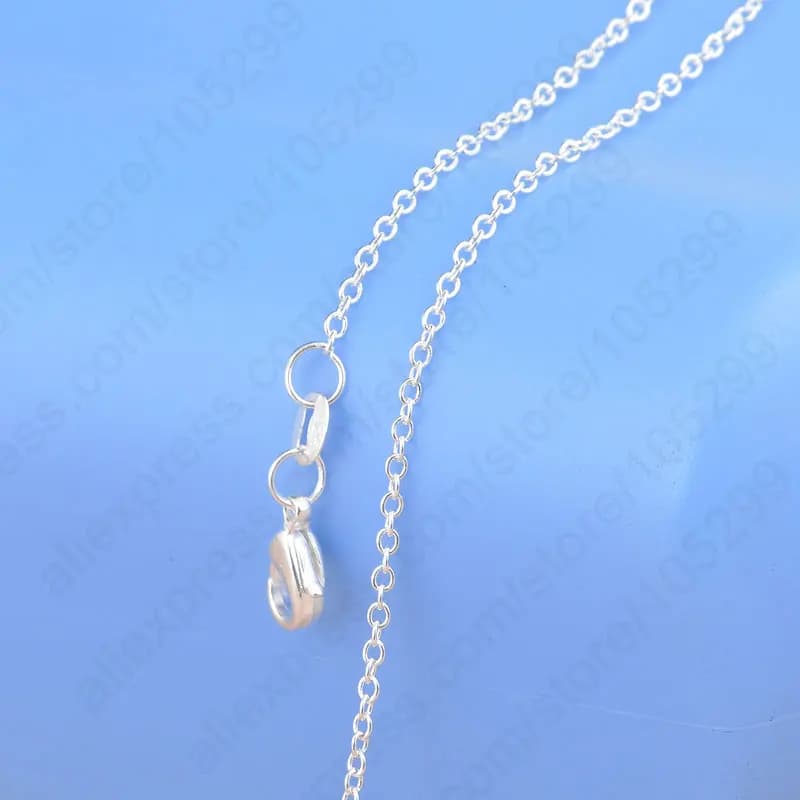 Bijoux échantillon commande 20 pièces mélange 20 Styles 18 "authentique 925 en argent Sterling lien collier ensemble chaînes + fermoirs à langosta SW