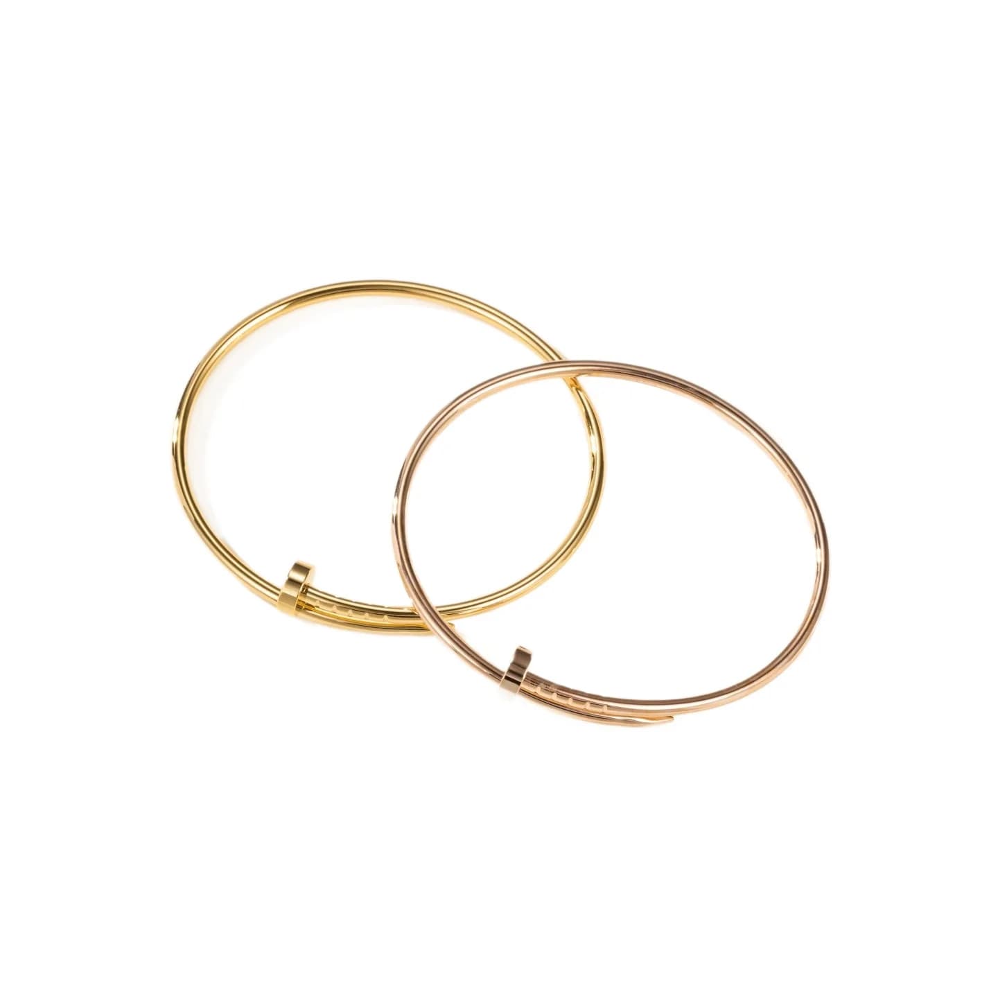 Bracelet ouvert ajustable en or rose pour femme, élégant et polyvalent, plaqué cuivre, bijoux de mode empilables, design géométrique simple