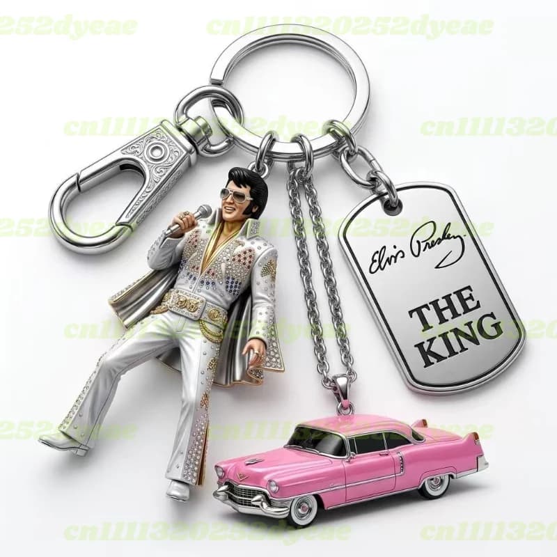 Porte-clés Michael Jackson, pendentif classique du roi de la danse, porte-clés de chanteur tendance, cadeau créatif pour hommes et femmes