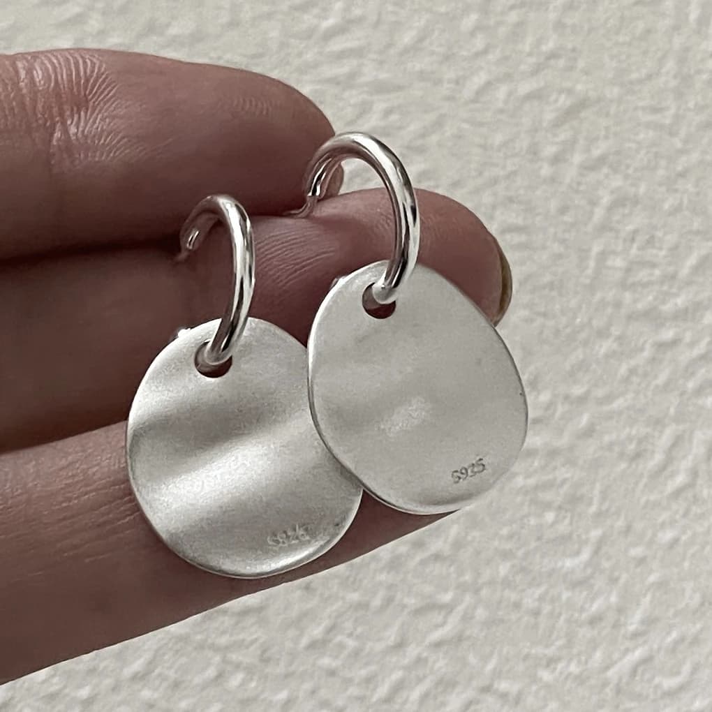 BF CLUB – boucles d'oreilles en argent Sterling 925 pour femmes, bijoux tendance, cercle Simple, prévention des allergies, accessoires de fête