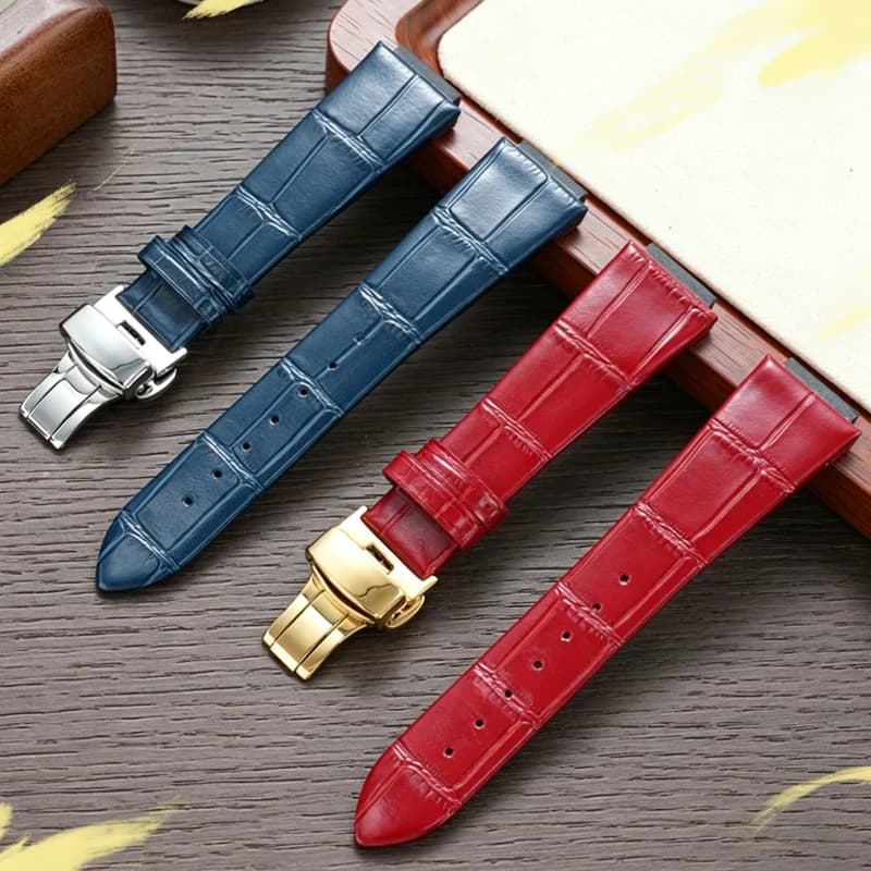 Bracelet de montre en cuir pour hommes et femmes, pour Maserati Trident, R8821108025, R8821108039/8038/8035/8025, 21mm, 24