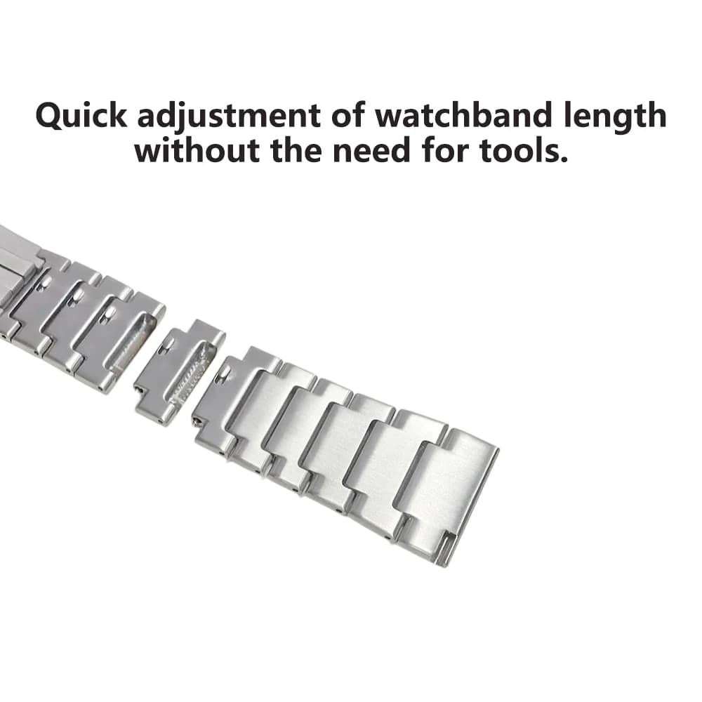 Bracelet en métal titane 22mm pour Garmin Venu 4 3 2 45mm/D2 Air X15