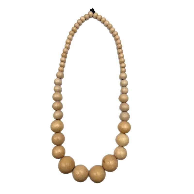 Collier Long grandes perles rondes Style femme chaîne de pull africain exagéré rétro