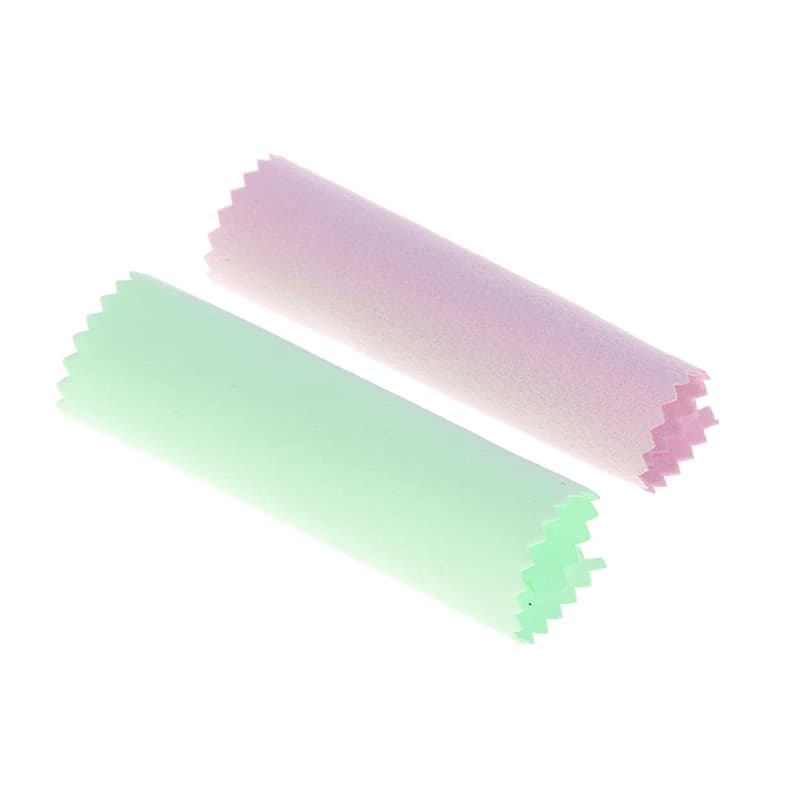 100 pièces 8x8 cm couleur nettoyage chiffon de polissage doux propre lingette chiffon d'outils de bijoux