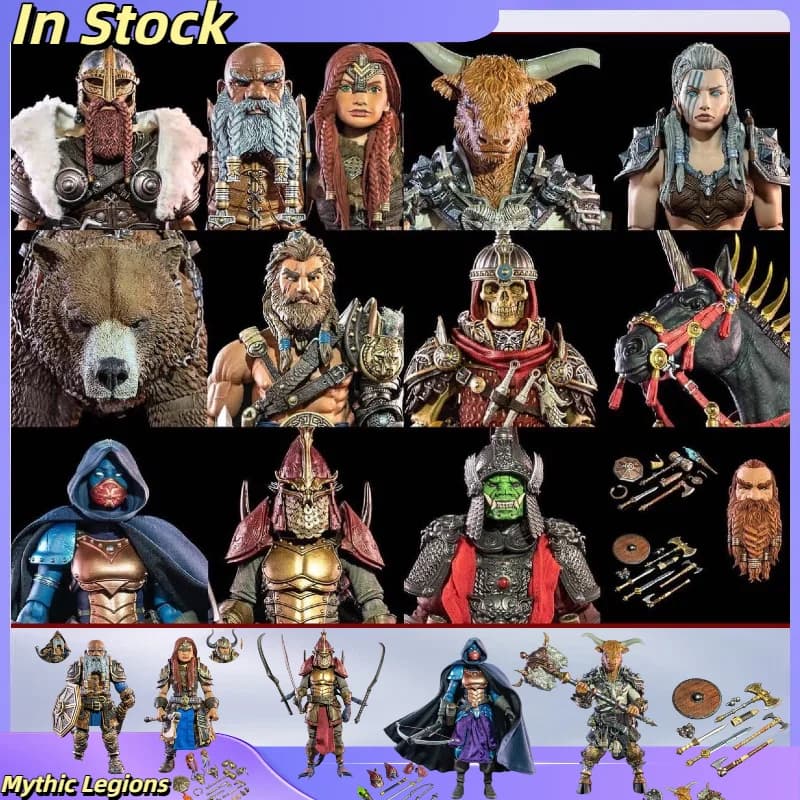 En stock 1/12 Figurine Four Knights Mythic Legions : Barbare