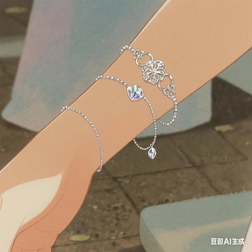 Bracelet NANA VIVI Saturn avec diamants