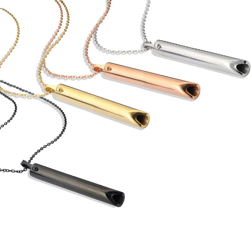 Ahiosolry-Collier Breathlace Anti Vaping, Bijou Souligné, Anlande, Instituts Calmants Naturels