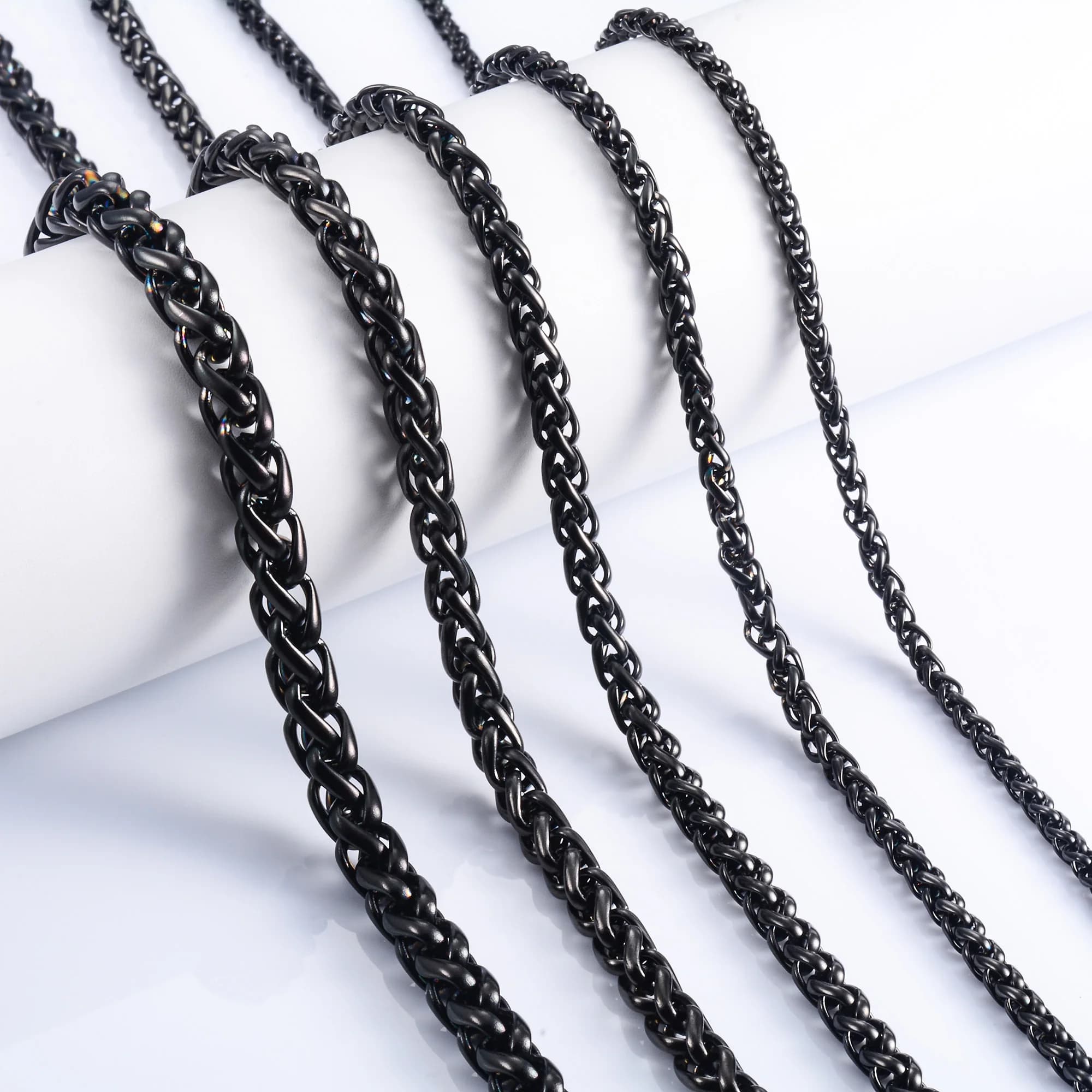 Collier Long en acier inoxydable