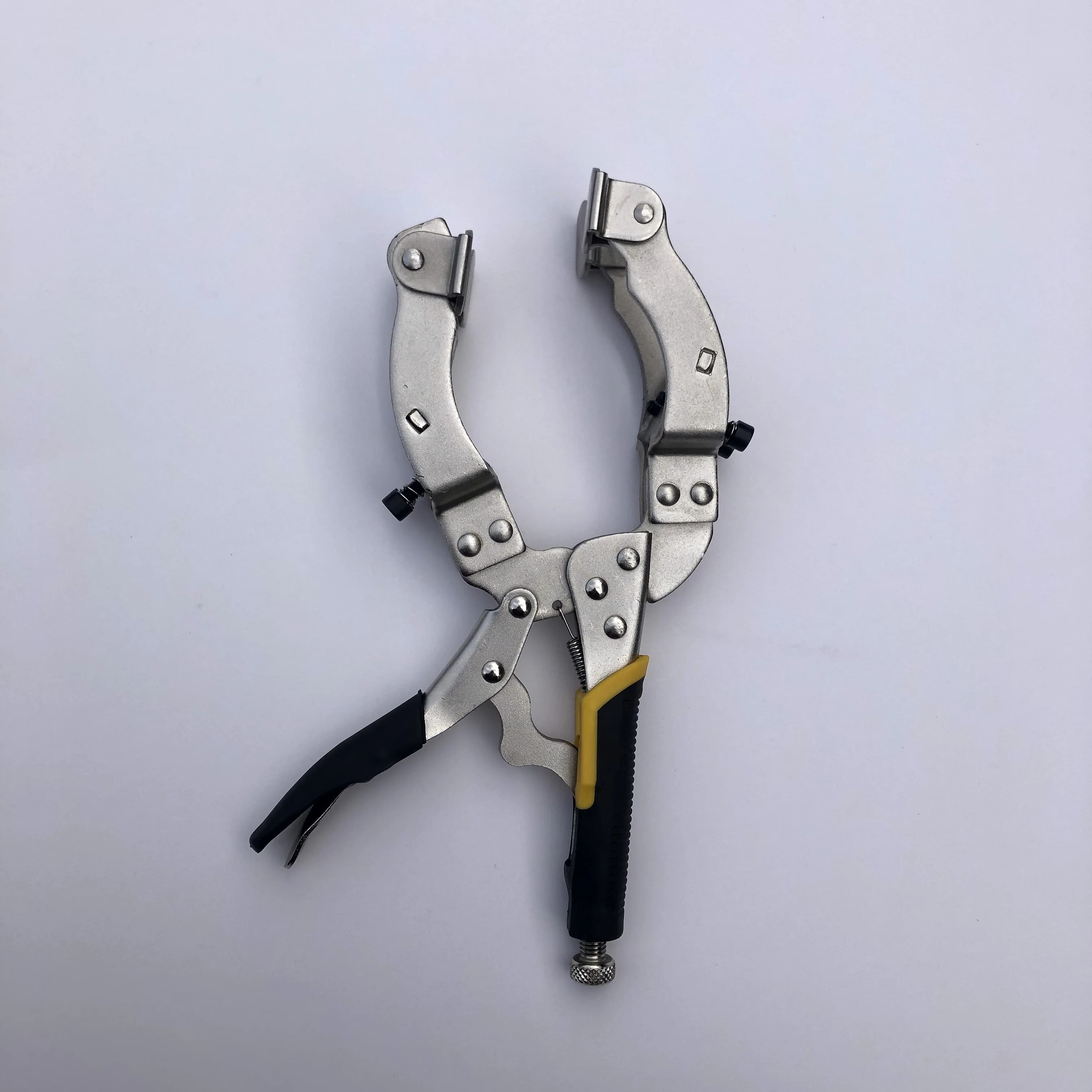 Collier de serrage pour tuyau de verrouillage, pince de soudage pour tube rond 11 pouces (nouvelle pince C de verrouillage 11'') doubles tampons de serrage en C