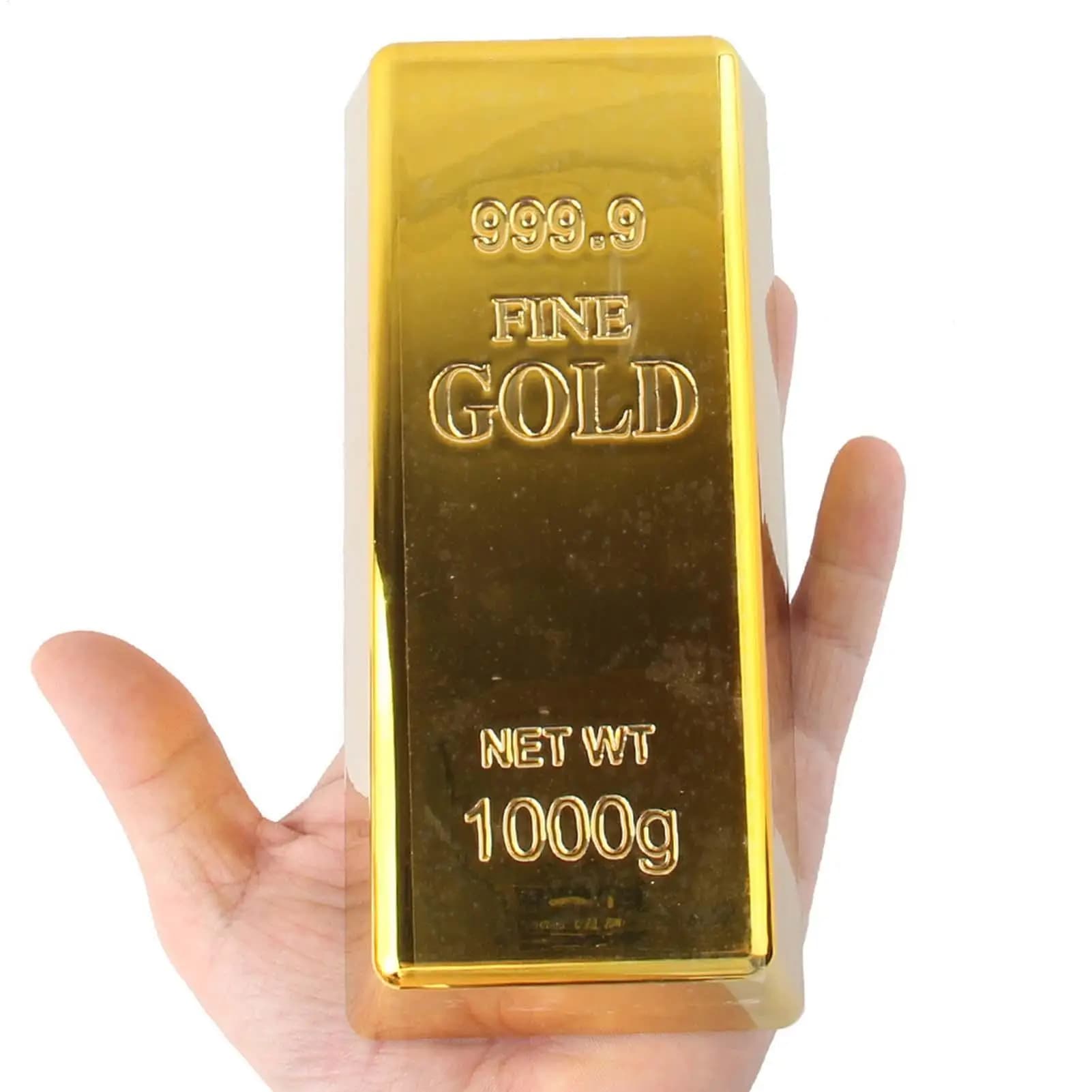 Fausse barre d'or scintillante pour enfants