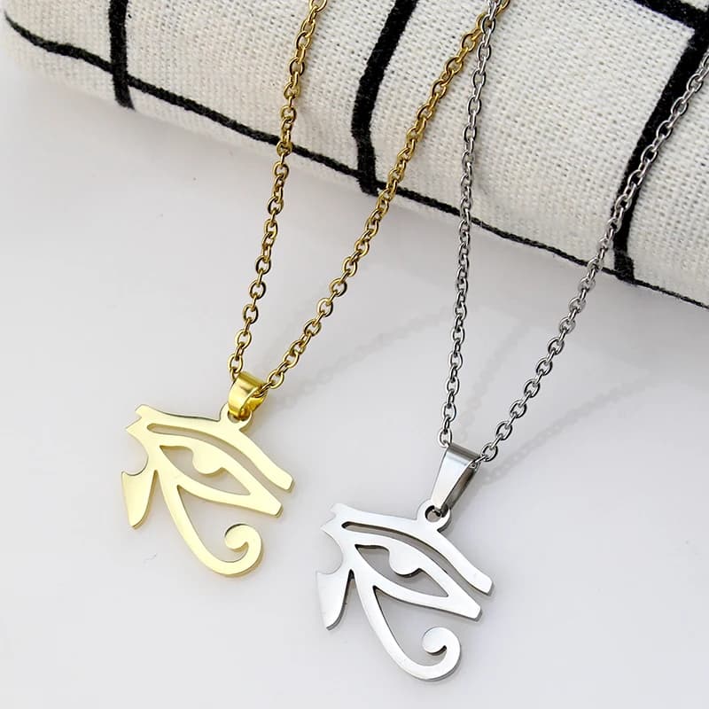 Mode Vintage pharaon égyptien oeil d'horus collier ancien egypte symbole