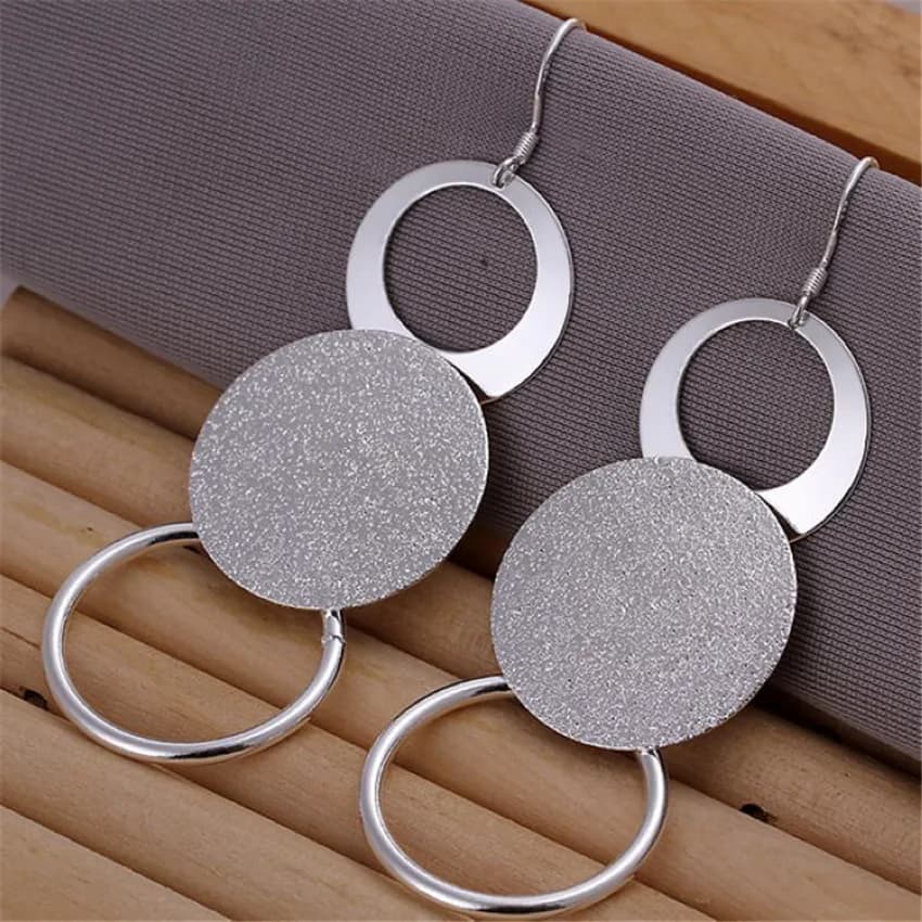 Store 925 boucles d'oreilles longues en argent Sterling pour femmes bijoux de mode cadeaux de vacances classique rétro