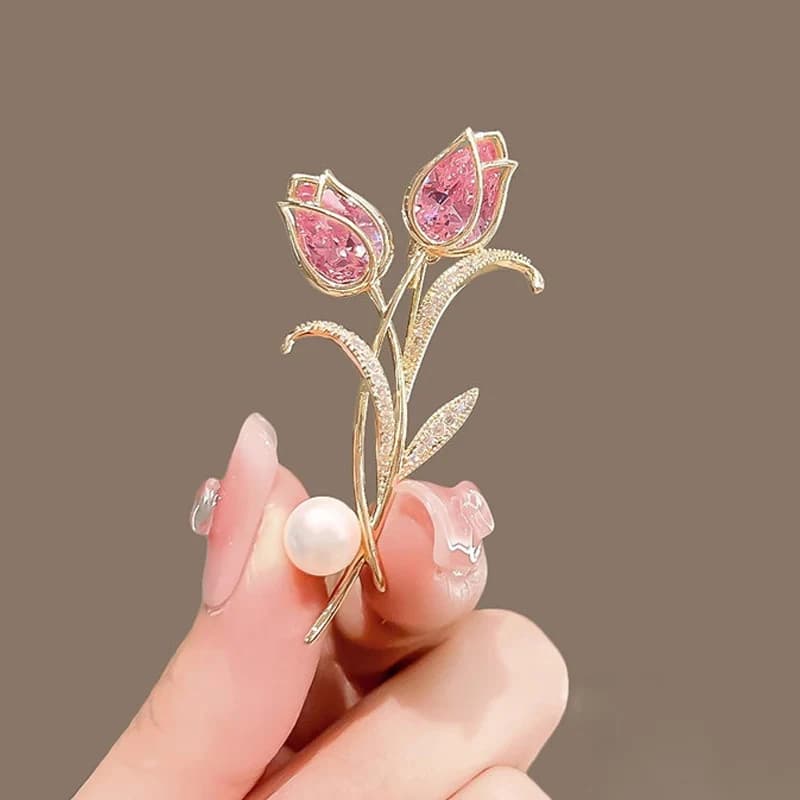 Broches de luxe en Zircon pour femmes